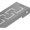 Mexen Flat M15 cache pour drain linéaire 70 cm, gris canon brossé - 1E24070