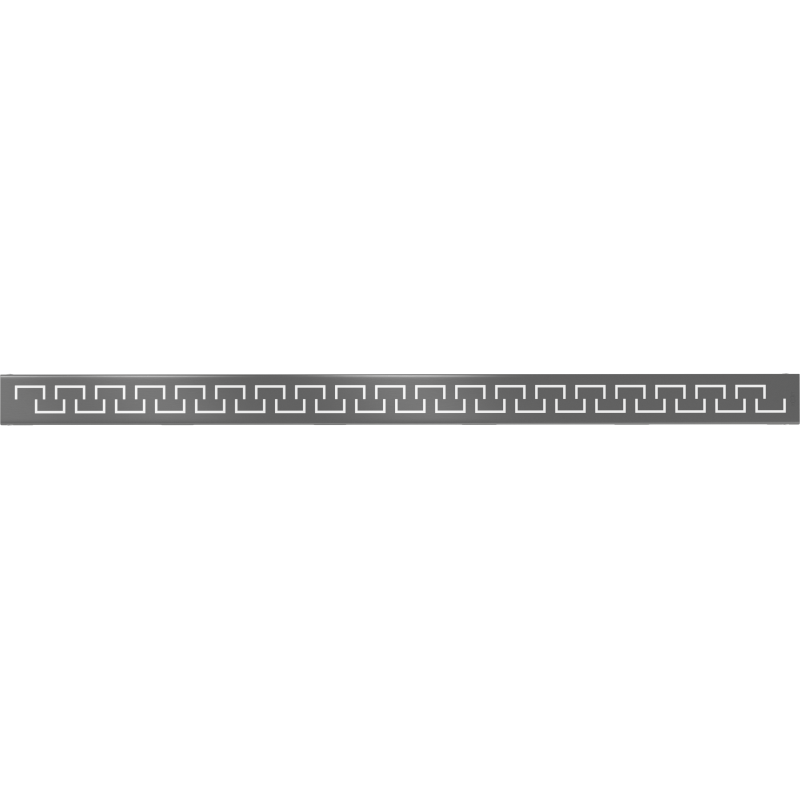 Mexen Flat M15 cache pour drain linéaire 90 cm, gris pistolet brossé - 1E24090