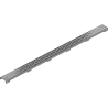 Mexen Flat M15 cache pour caniveau de douche 100 cm, gris canon brossé - 1E24100