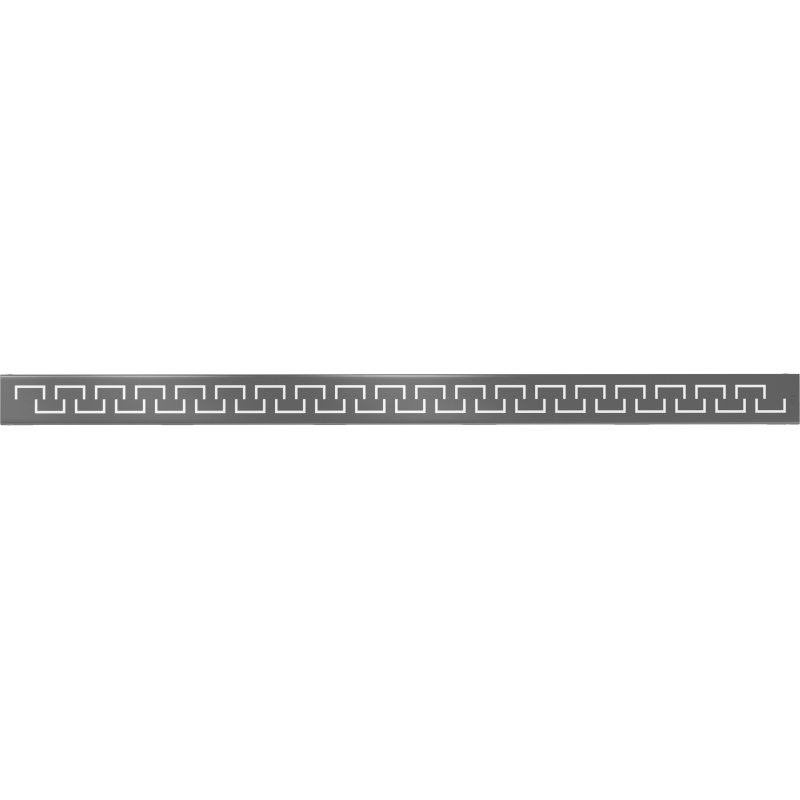 Mexen Flat M15 cache pour caniveau de douche 100 cm, gris canon brossé - 1E24100