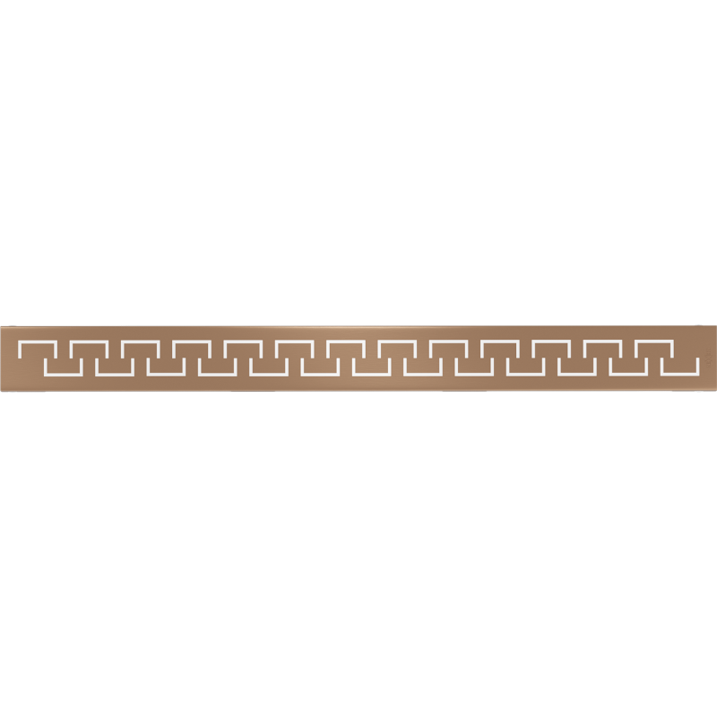 Mexen Flat M15 cache pour drain linéaire 50 cm, cuivre brossé - 1C24050