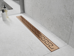 Mexen Flat M15 couvercle pour drain linéaire 70 cm, cuivre brossé - 1C24070