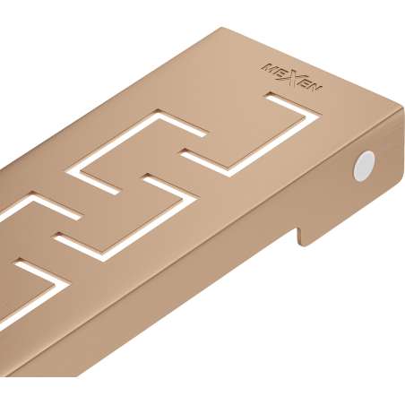 Mexen Flat M15 cache pour caniveau linéaire 80 cm, cuivre brossé - 1C24080