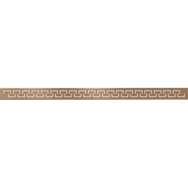 Mexen Flat M15 revêtement pour caniveau linéaire 80 cm, cuivre brossé - 1C24080