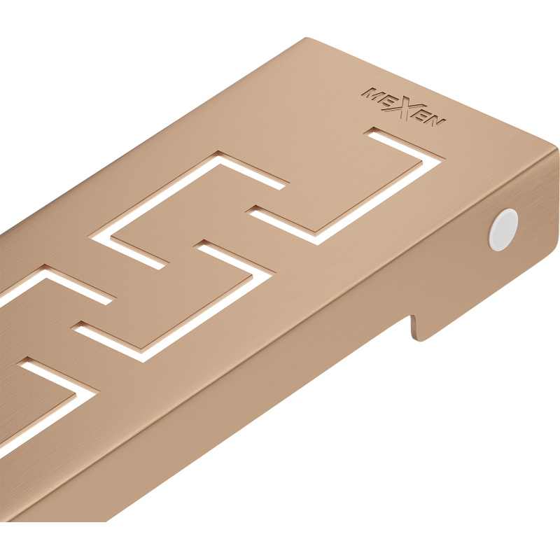 Mexen Flat M15 cache pour drain linéaire 90 cm, cuivre brossé - 1C24090