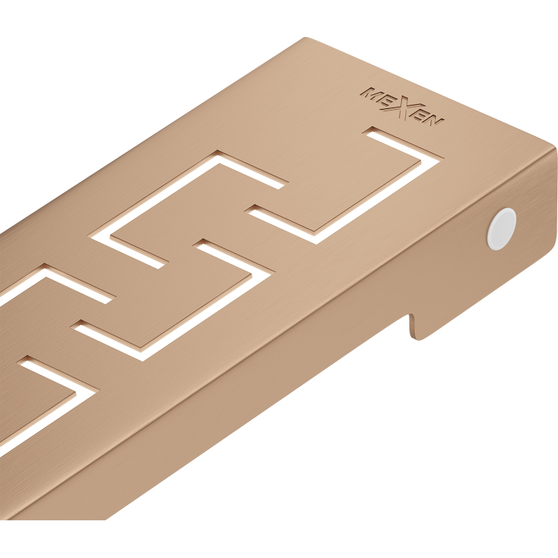 Mexen Flat M15 cache pour drain linéaire 100 cm, cuivre brossé - 1C24100