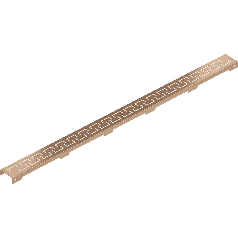 Mexen Flat M15 cache pour drain linéaire 100 cm, cuivre brossé - 1C24100