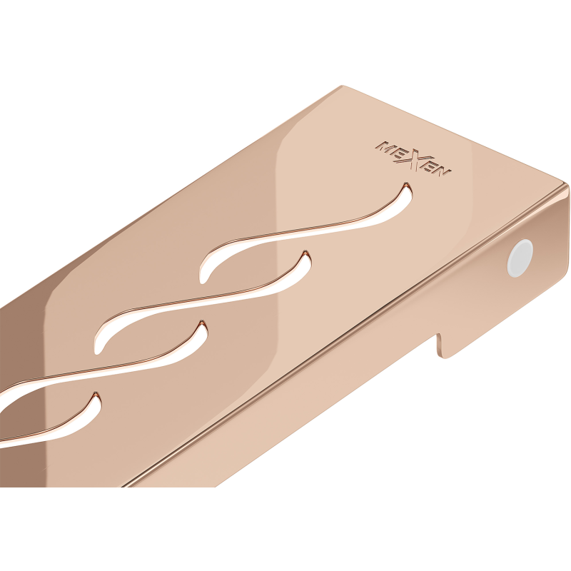 Cache Mexen Flat M18 pour drain linéaire 50 cm, or rose - 1623050
