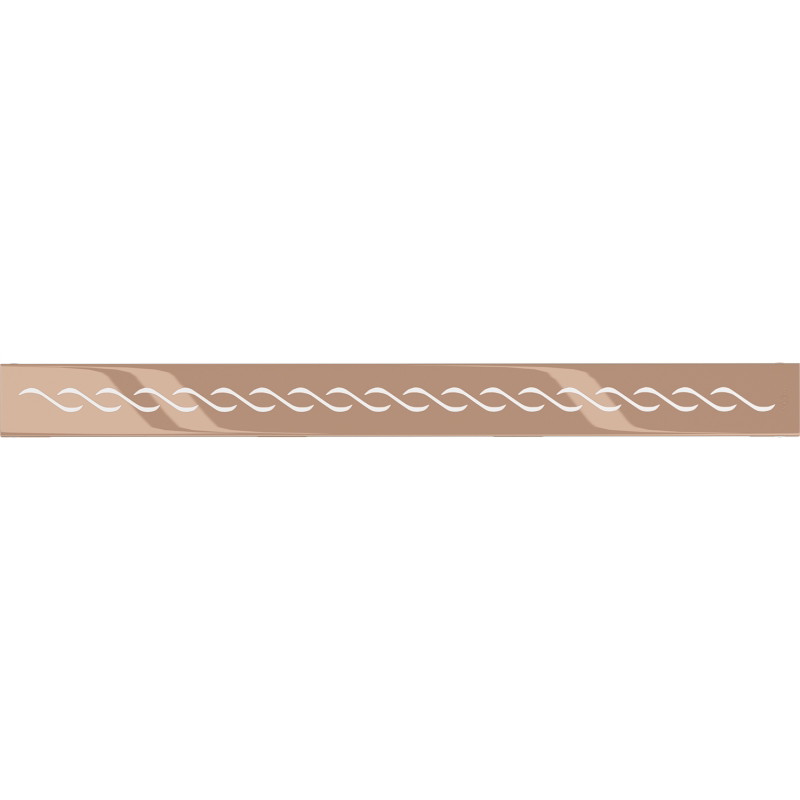 Mexen Flat M18 couverture pour drain linéaire 50 cm, or rose - 1623050