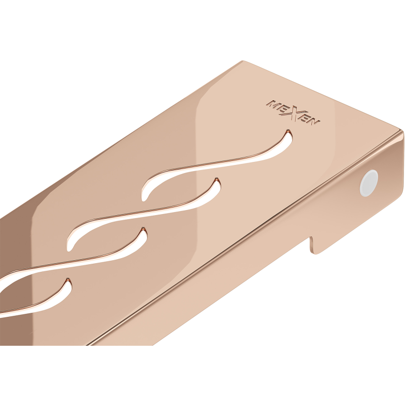 Mexen Flat M18 cache de drain linéaire 70 cm, or rose - 1623070