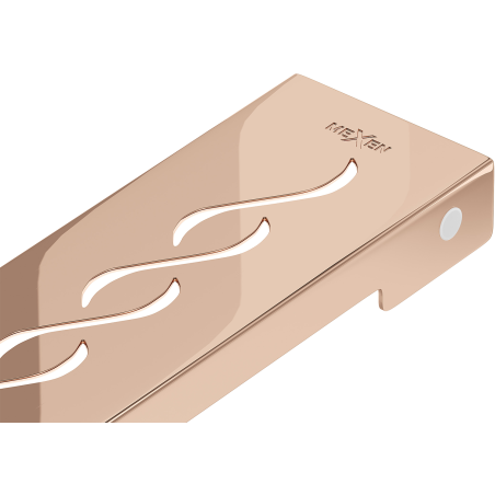 Mexen Flat M18 cache de drain linéaire 70 cm, or rose - 1623070
