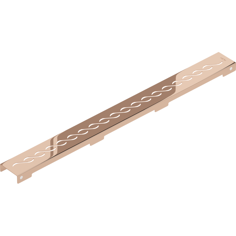 Mexen Flat M18 cache de drain linéaire 70 cm, or rose - 1623070