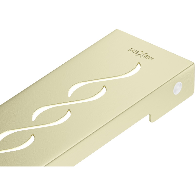 Mexen Flat Masque de 50 cm pour drain linéaire M18, or brossé - 1A23050