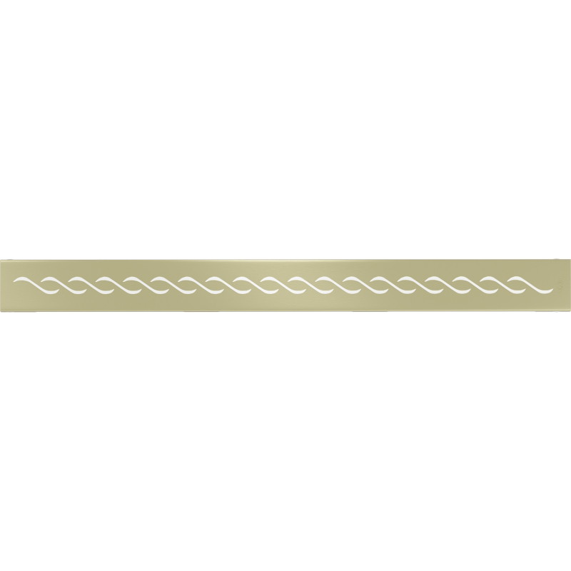 Mexen Flat Masque de 50 cm pour drain linéaire M18, or brossé - 1A23050