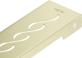 Mexen Flat M18 cache pour drain linéaire 60 cm, or brossé - 1A23060