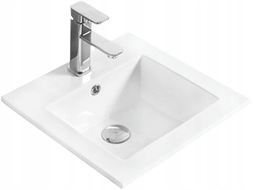 Mexen Stella lavabo encastré dans le comptoir 41 x 41 cm, Blanc - 25454100