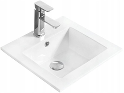 Mexen Stella lavabo encastré dans le plan 41 x 41 cm, blanc - 25454100