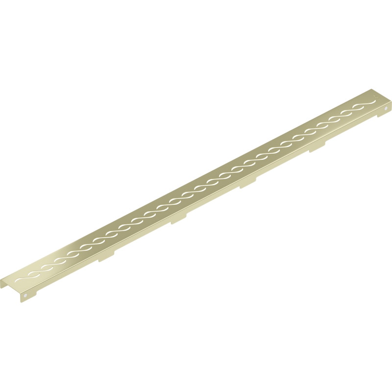 Mexen Flat M18 couvre-égouttoir de douche linéaire 80 cm, or brossé - 1A23080