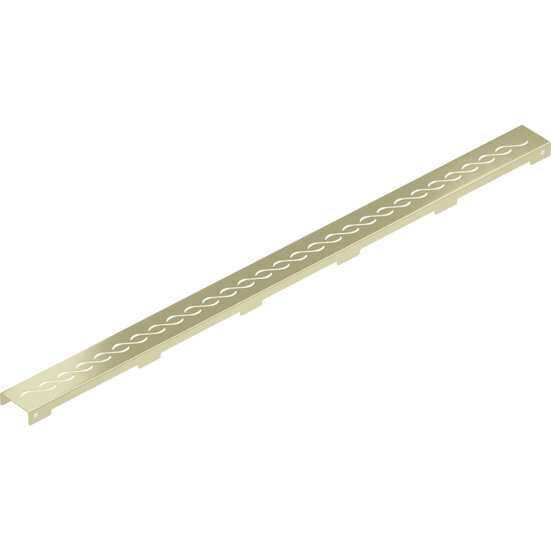 Mexen Flat M18 cache pour caniveau de douche 100 cm, or brossé - 1A23100