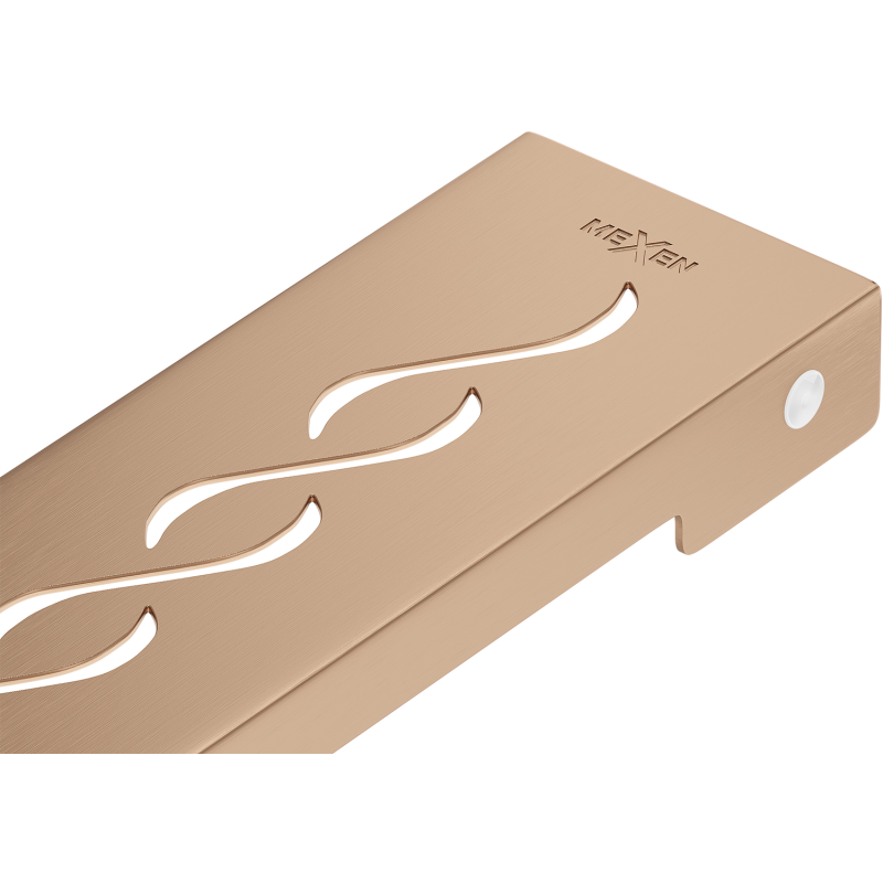 Mexen Flat M18 cache pour drain linéaire 50 cm, cuivre brossé - 1C23050