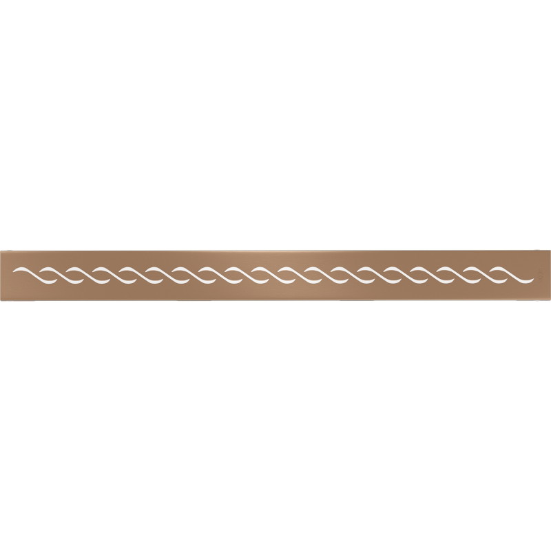 Mexen Flat M18 cache pour évacuation linéaire 50 cm, cuivre brossé - 1C23050