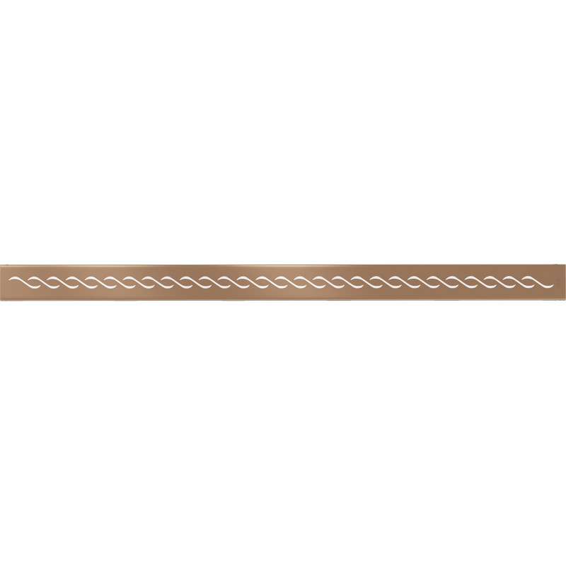 Mexen Flat M18 cache pour évacuation linéaire 80 cm, cuivre brossé - 1C23080