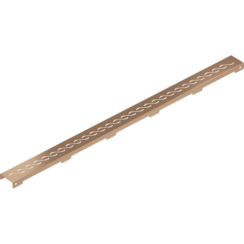 Mexen Flat Cache pour évacuation linéaire M18 90 cm, cuivre brossé - 1C23090