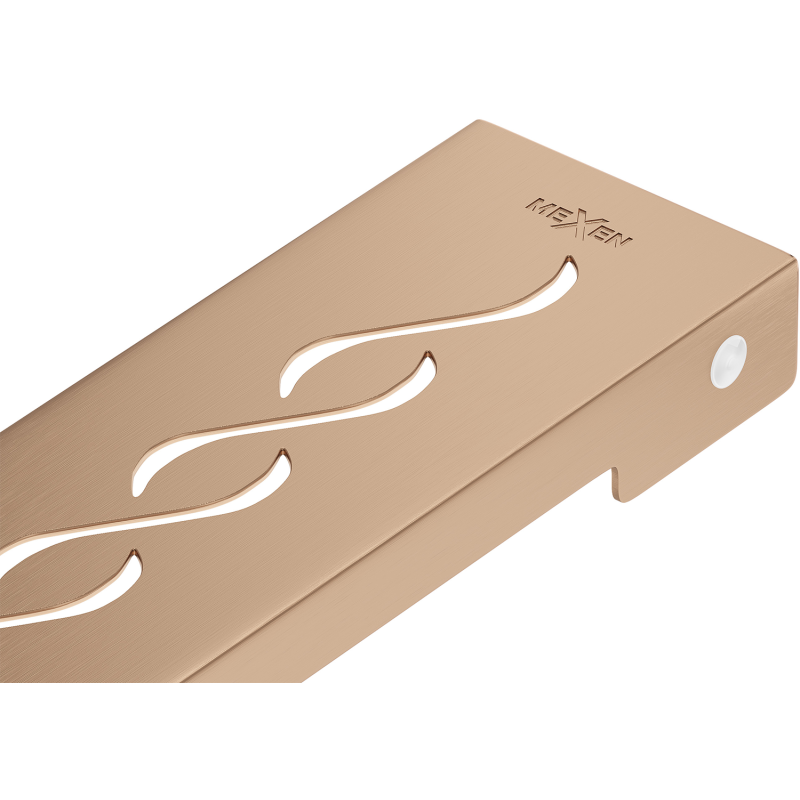 Mexen Flat M18 cache pour drain linéaire 100 cm, cuivre brossé - 1C23100