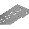 Mexen Flat M18 cache de drain de douche linéaire 50 cm, gris canon brossé - 1E23050