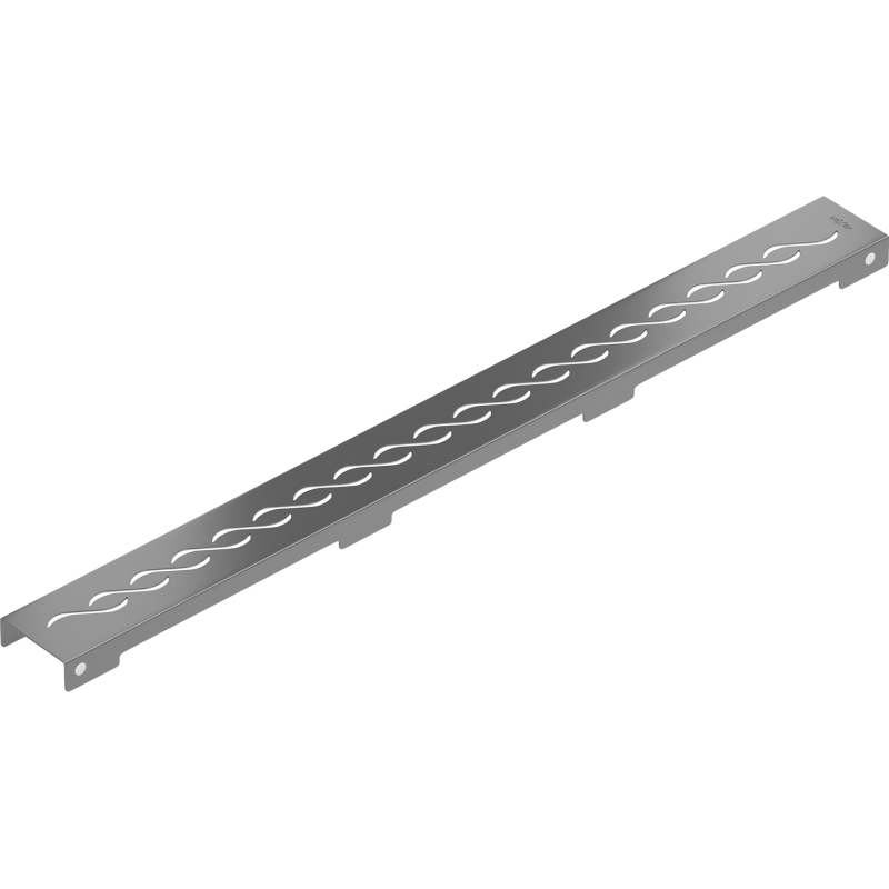 Mexen Flat M18 cache du drain linéaire 60 cm, gun gray brossé - 1E23060