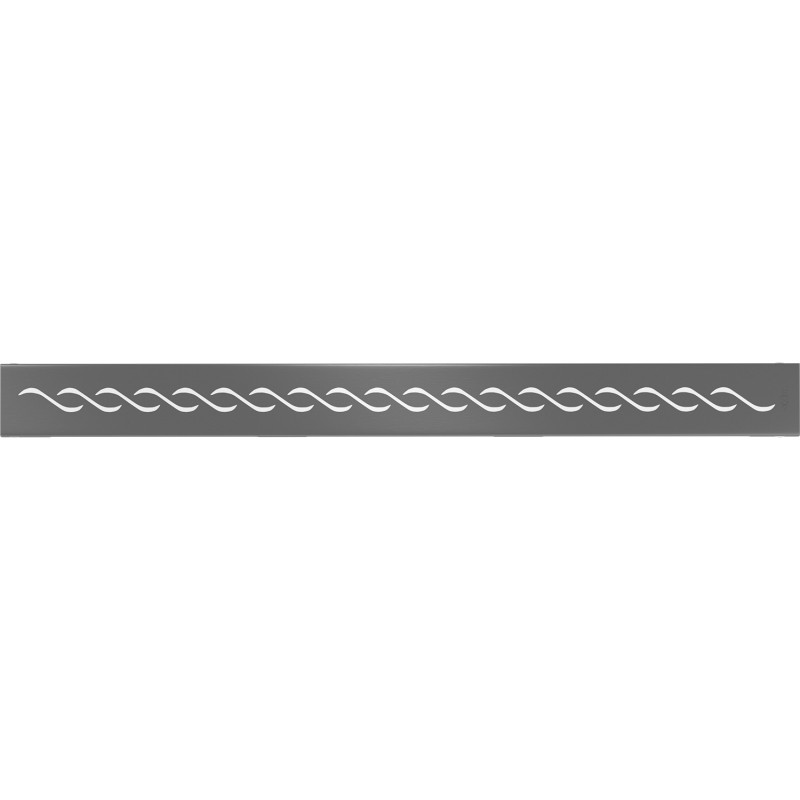 Mexen Flat M18 cache pour caniveau de douche 60 cm, gris canon brossé - 1E23060