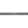 Mexen Flat M18 cache du drain linéaire 60 cm, gun gray brossé - 1E23060