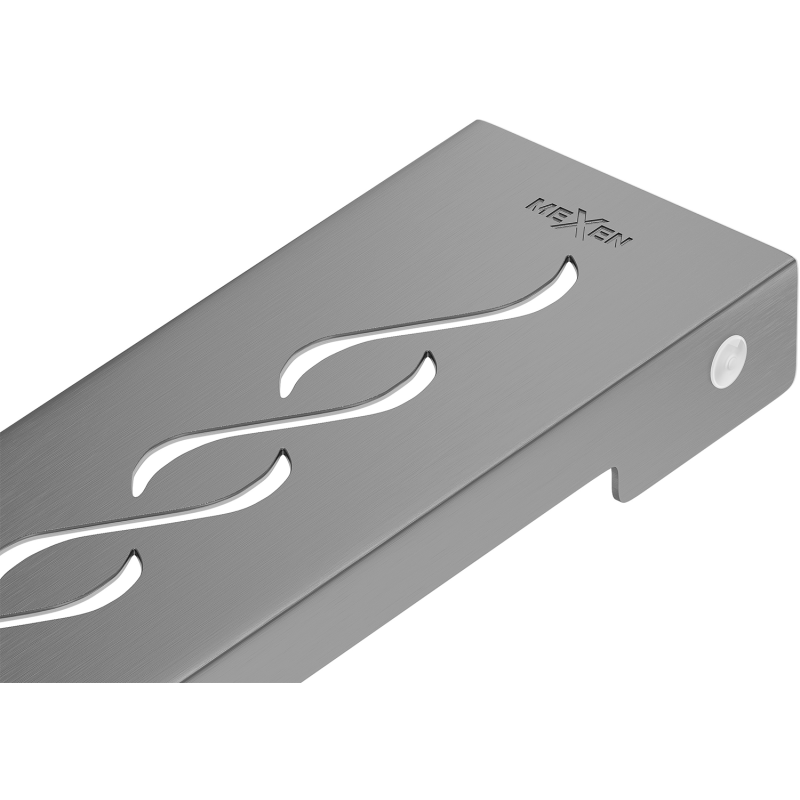 Mexen Flat M18 cache pour caniveau de douche 70 cm, gris canon brossé - 1E23070