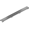 Mexen Flat M18 cache pour caniveau de douche 70 cm, gris canon brossé - 1E23070