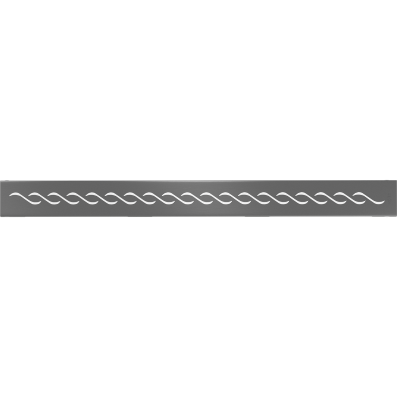 Mexen Flat M18 cache pour caniveau de douche 70 cm, gris canon brossé - 1E23070