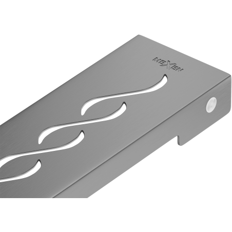 Mexen Flat M18 cache de bonde linéaire 80 cm, gris canon brossé - 1E23080