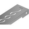 Mexen Flat M18 cache pour drain linéaire 90 cm, gris acier brossé - 1E23090