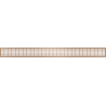 Mexen Flat M33 cache pour drain linéaire 60 cm, cuivre brossé - 1C33060
