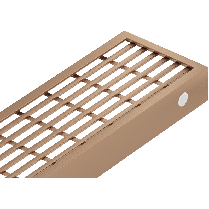 Mexen Flat M33 cache pour drain linéaire 70 cm, cuivre brossé - 1C33070