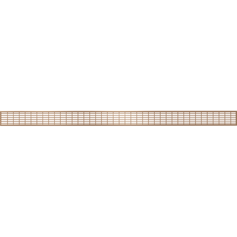 Mexen Flat M33 cache à siphon linéaire 80 cm, cuivre brossé - 1C33080