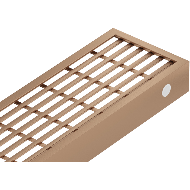 Mexen Flat M33 cache pour drain linéaire 90 cm, cuivre brossé - 1C33090