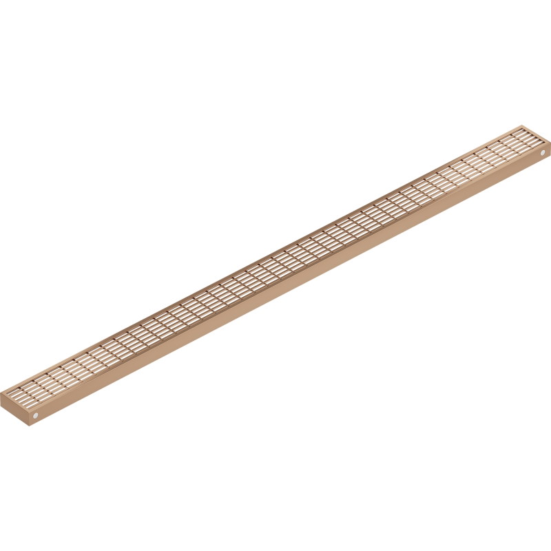 Mexen Flat M33 cache pour caniveau linéaire 100 cm, cuivre brossé - 1C33100