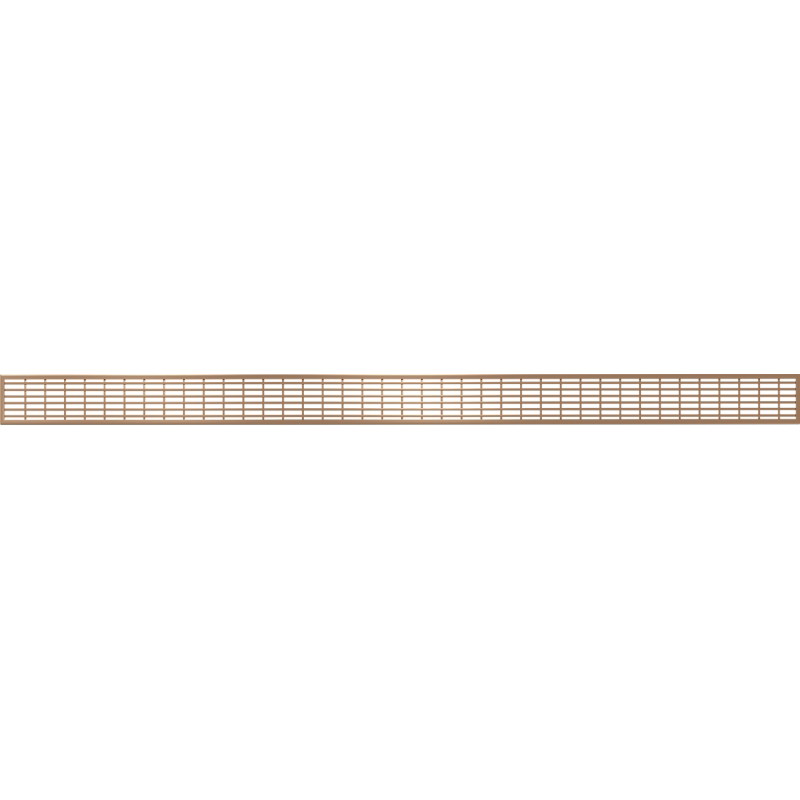Mexen Flat M33 cache pour caniveau linéaire 100 cm, cuivre brossé - 1C33100