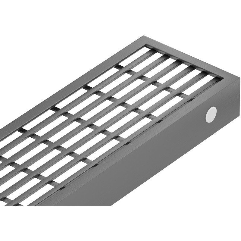 Mexen Flat M33 cache pour drain linéaire 50 cm, gris canon brossé - 1E33050