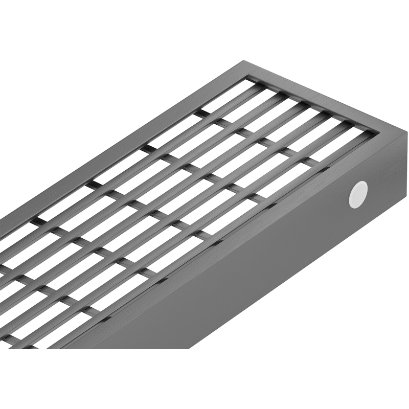 Mexen Flat M33 cache pour siphon linéaire 50 cm, gris fusil brossé - 1E33050
