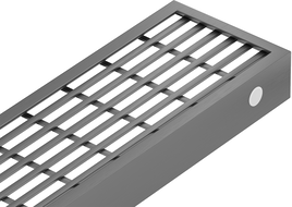 Mexen Flat M33 cache pour siphon linéaire 50 cm, gris fusil brossé - 1E33050