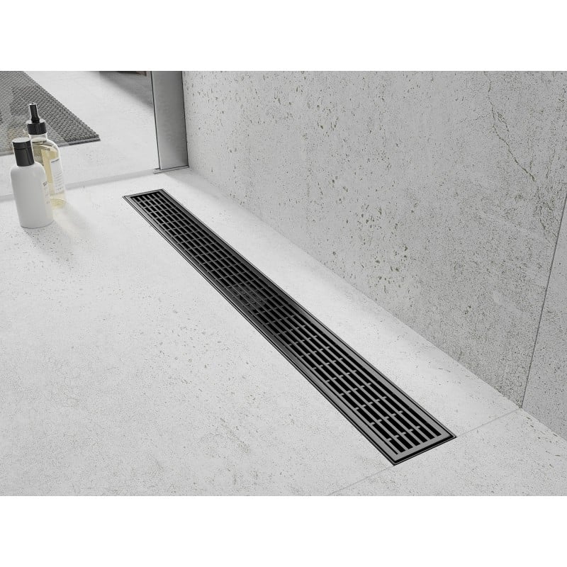 Mexen Flat M33 cache pour siphon linéaire 50 cm, gris fusil brossé - 1E33050