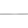 Mexen Flat M33 cache pour siphon linéaire 50 cm, gris fusil brossé - 1E33050