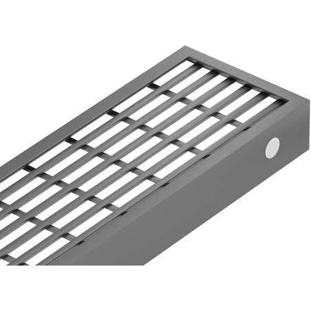 Mexen Flat M33 cache pour drain linéaire 70 cm, gris canon brossé - 1E33070