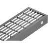 Mexen Flat M33 cache pour drain linéaire 70 cm, gris canon brossé - 1E33070